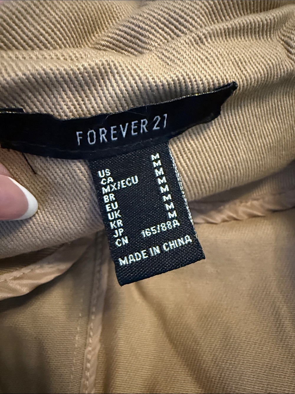 Forever 21 Camel Trench Blazer - Picture 5 of 5